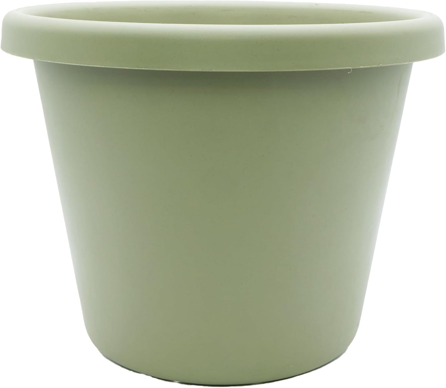 The HC Companies Classic Round Plastic Plant Pot w/Rolled Rim - Lightweight & UV Resistant Flower Pot for Herbs & More - Outdoor & Indoor Plant Pots w/Drainage (24 inch Slate Blue, Pack of 1)