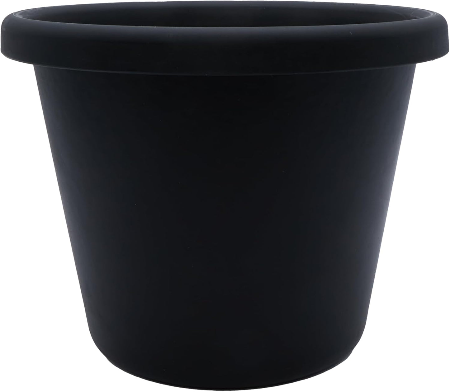 The HC Companies Classic Round Plastic Plant Pot w/Rolled Rim - Lightweight & UV Resistant Flower Pot for Herbs & More - Outdoor & Indoor Plant Pots w/Drainage (24 inch Slate Blue, Pack of 1)