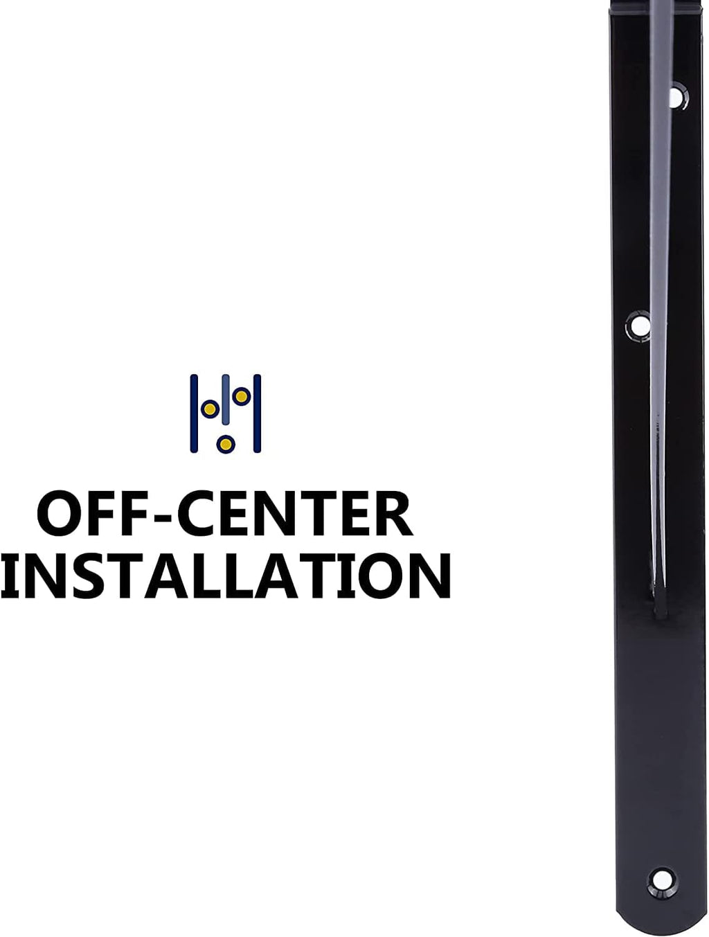 12-Pack 12 Inch Heavy Duty Shelf Brackets, Large Wall Bracket for Floating Shelves, Black Powder-Coated Steel