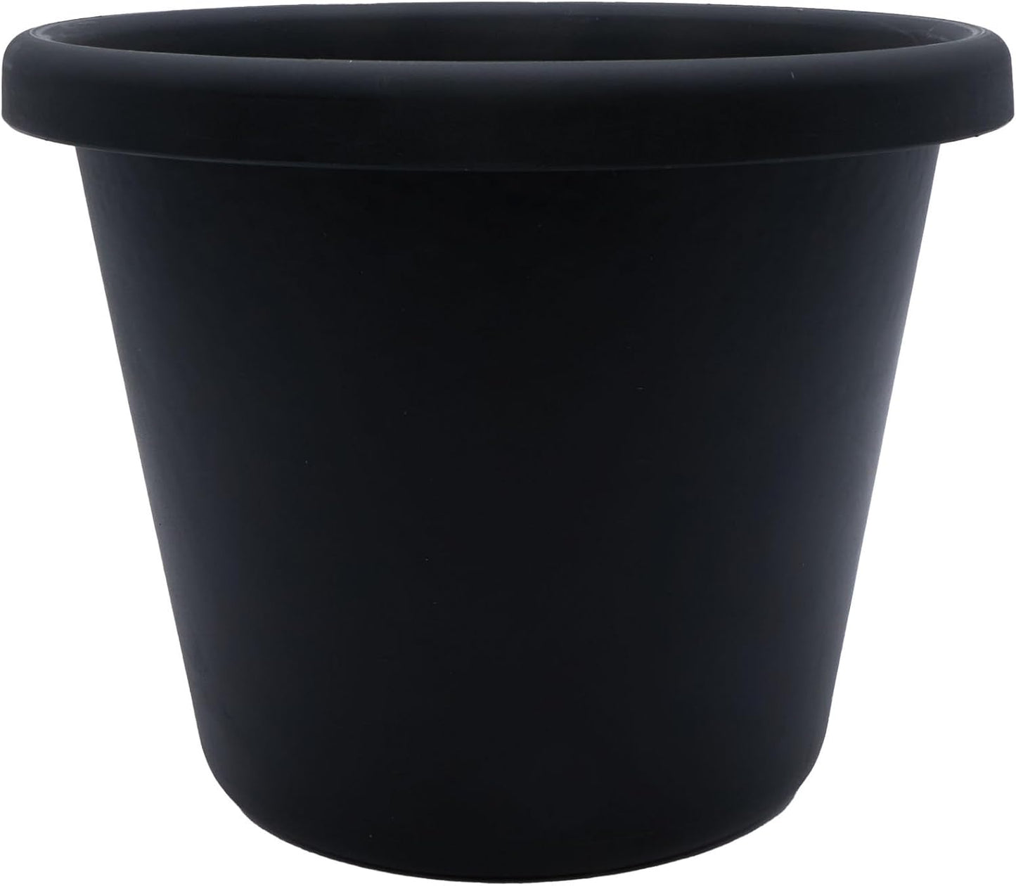 The HC Companies Classic Round Plastic Plant Pot w/Rolled Rim - Lightweight & UV Resistant Flower Pot for Herbs & More - Outdoor & Indoor Plant Pots w/Drainage (24 inch Slate Blue, Pack of 1)