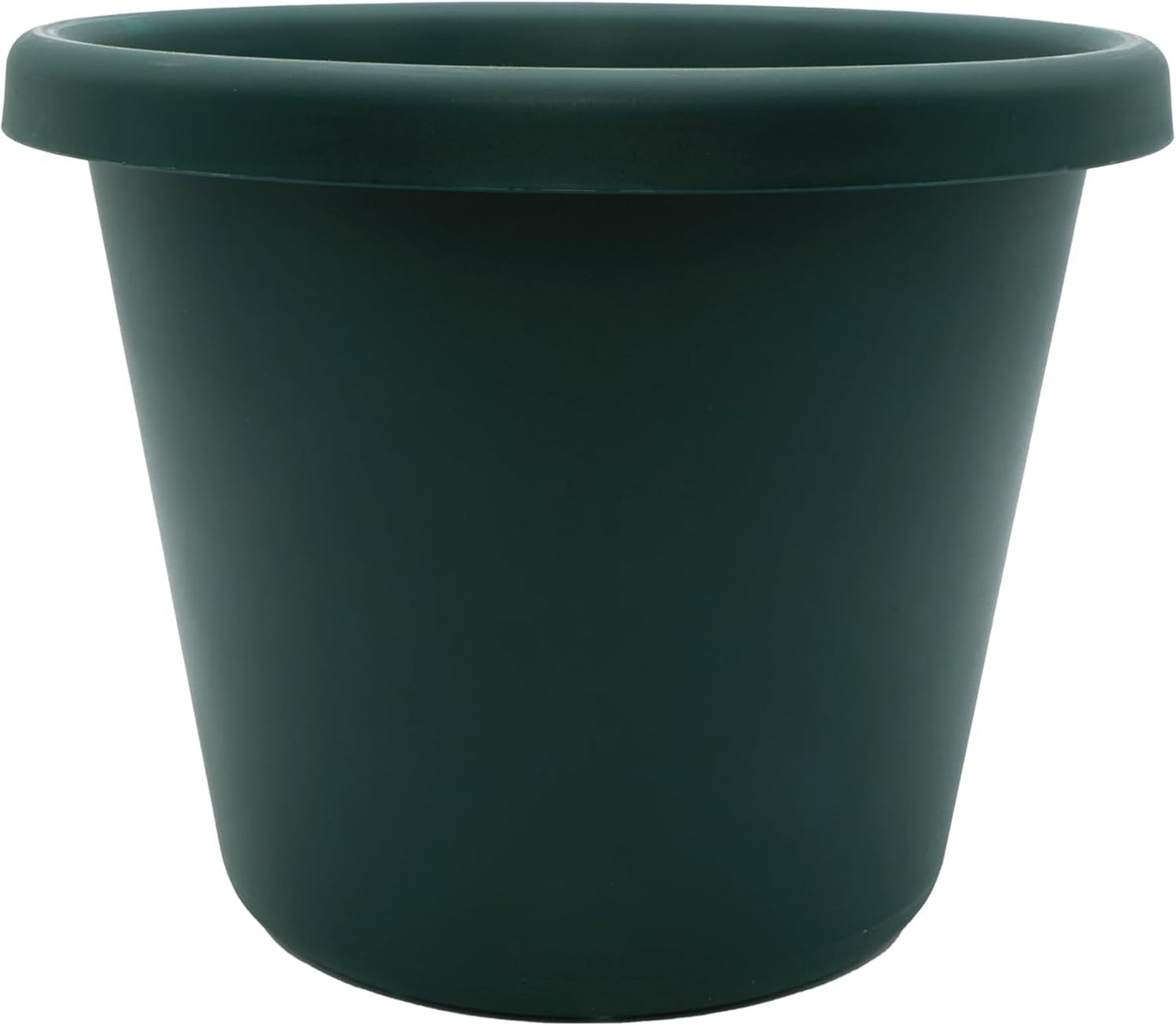 The HC Companies Classic Round Plastic Plant Pot w/Rolled Rim - Lightweight & UV Resistant Flower Pot for Herbs & More - Outdoor & Indoor Plant Pots w/Drainage (24 inch Slate Blue, Pack of 1)