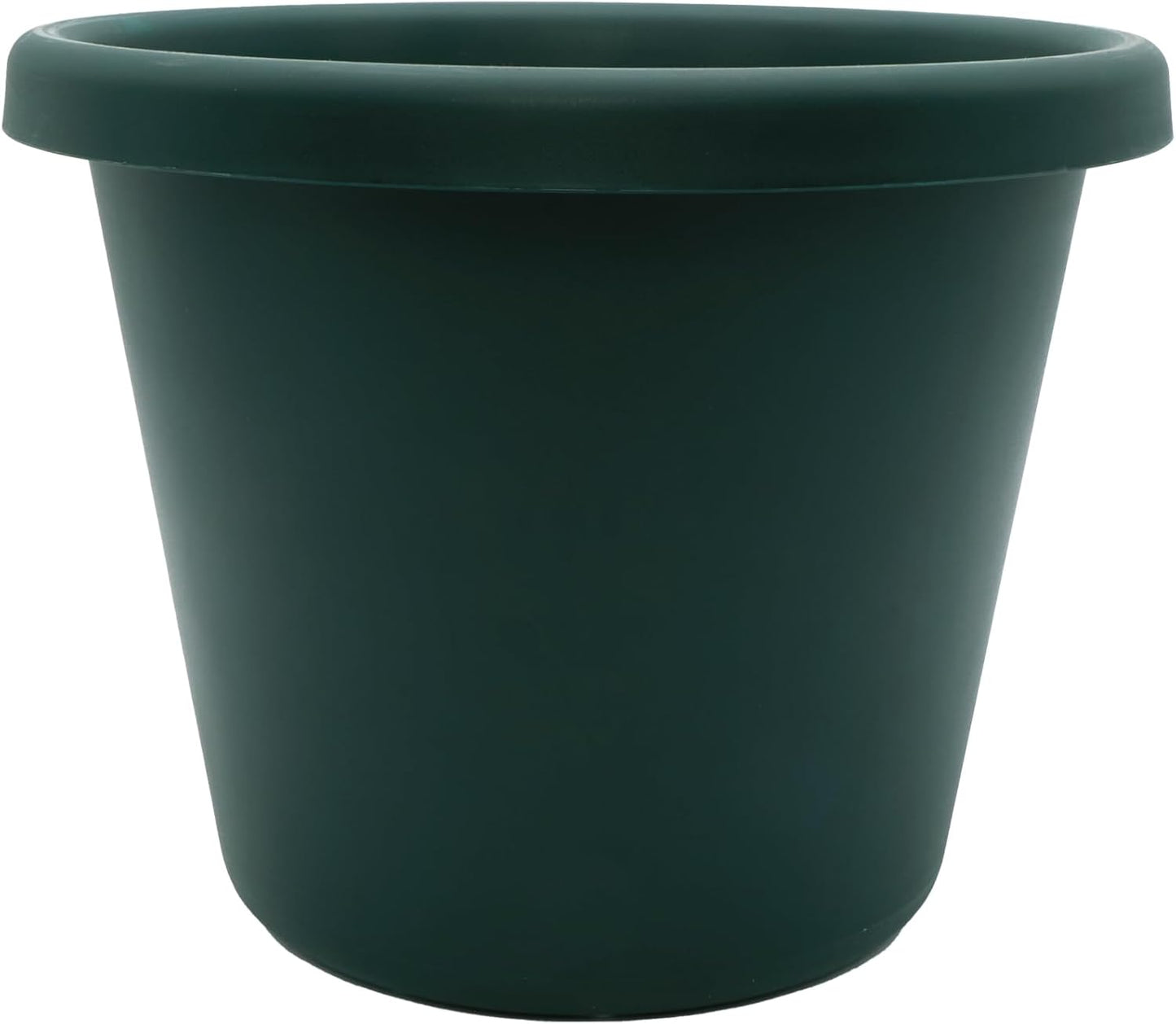 The HC Companies Classic Round Plastic Plant Pot w/Rolled Rim - Lightweight & UV Resistant Flower Pot for Herbs & More - Outdoor & Indoor Plant Pots w/Drainage (24 inch Slate Blue, Pack of 1)