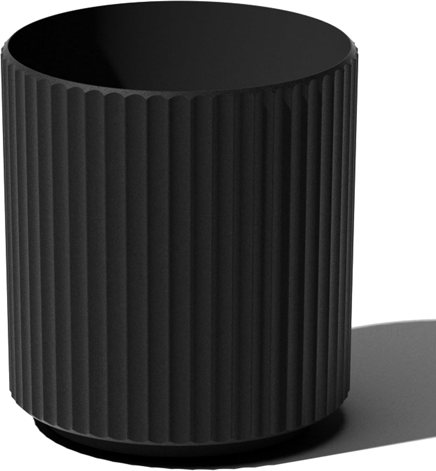 Veradek Demi Series Round Planter for Porch, Patio, Backyard | Durable Plastic-Stone Composite Material | Modern Décor for Tall Plants, Flowers