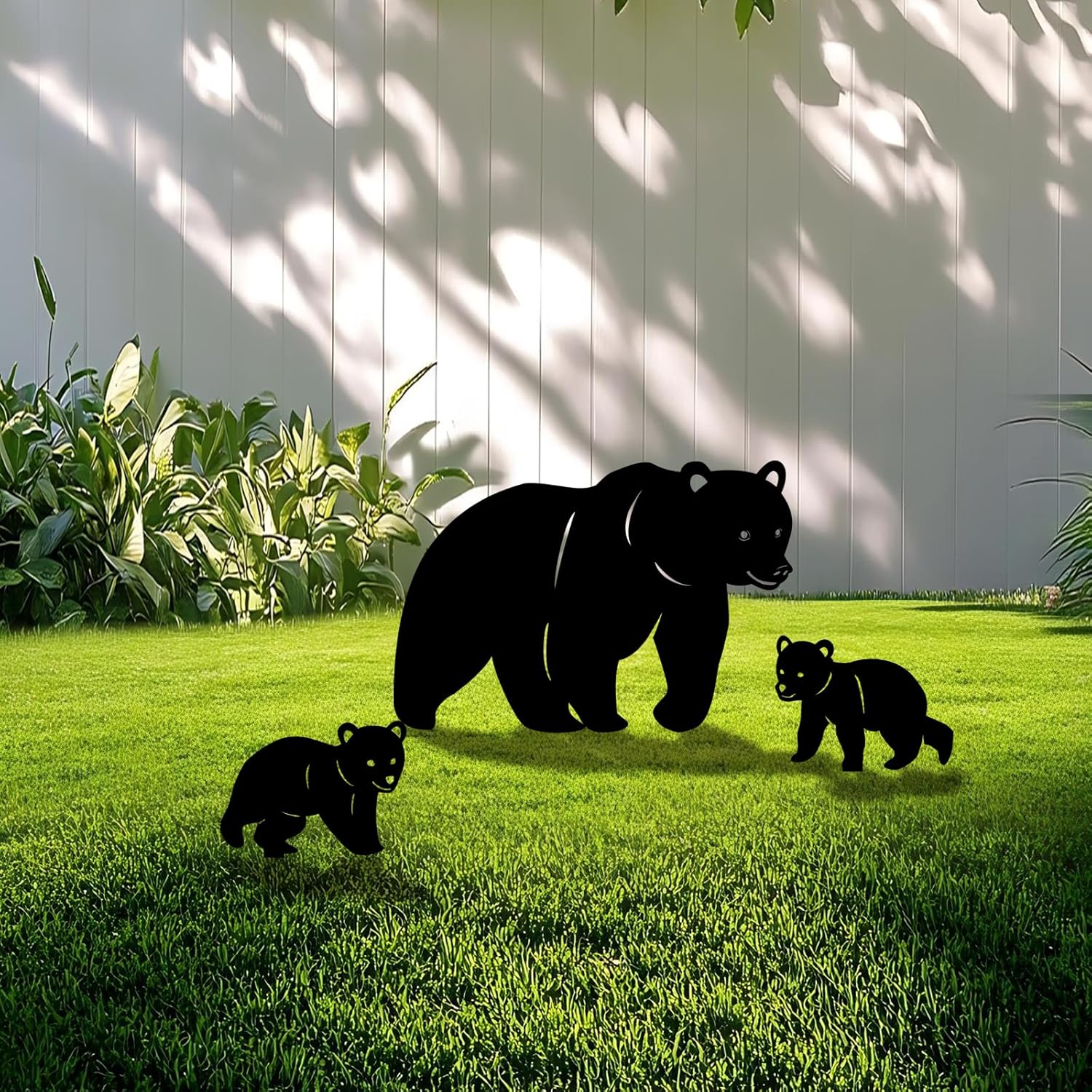 5 Pack Chicken Metal Garden Decorative Stakes, Weather Proof Silhouette Statues for Yard, Patio,Outdoor Decor for Chicken Lovers and Pet Owners